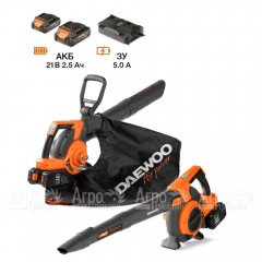 Воздуходувка аккумуляторная Daewoo DABL 9042Li SET в Омске