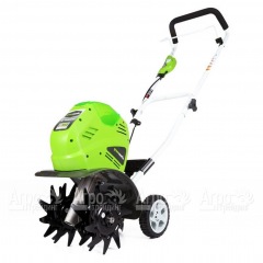 Культиватор аккумуляторный GreenWorks G-Max G40TL 40V 26 см (без батареи и зарядного устройства) в Омске