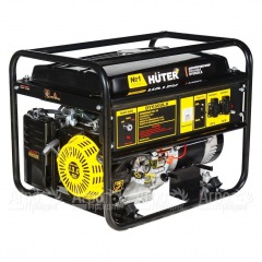 Бензиновый генератор Huter DY6500LX 5 кВт - электростартером в Омске