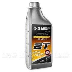 Масло полусинтетическое Зубр Extra 2Т-П FD 1 л для 2-х тактных двигателей в Омске