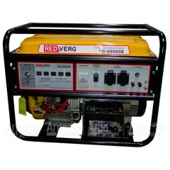Бензогенератор RedVerg RD-G6500E 6 кВт в Омске