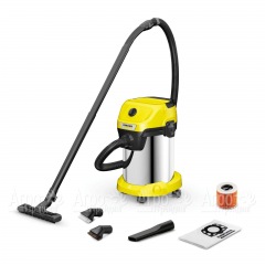 Хозяйственный пылесос Karcher WD 3 S V-19/4/20 SuctionBrushKit в Омске