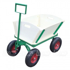 Тележка Sadovodcart четырехколесная с кузовом из фанеры в Омске
