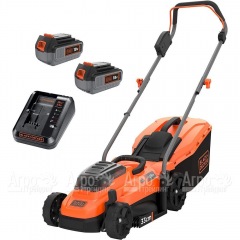 Газонокосилка аккумуляторная Black+Decker BCMW33184L2 в Омске
