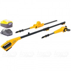 Высоторез аккумуляторный + ножницы для живой изгороди Stiga SMT 100 AE Kit в Омске