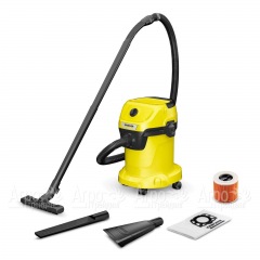 Хозяйственный пылесос Karcher WD 3 V-17/4/35 + Nozzles в Омске