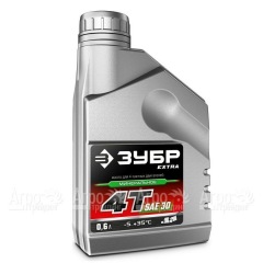 Масло минеральное Зубр Extra 4Т-SAE 30 0.6 л для 4-х тактных двигателей в Омске