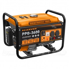 Бензогенератор Carver PPG-3600 2.5 кВт в Омске