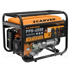 Бензогенератор Carver PPG-6500 5 кВт в Омске