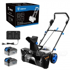 Снегоуборщик аккумуляторный DEKO ST41 2х4 Ач в Омске
