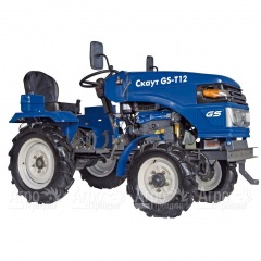 Многофункциональный минитрактор Garden Scout (Скаут) T-12DIF + фреза + двухкорпусный плуг в Омске