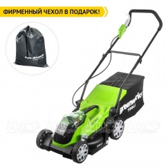 Газонокосилка аккумуляторная GreenWorks G-Max G40LM35K2 40V 35 см в Омске