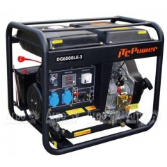 Дизельный генератор ITC Power DG6000LEK-3+ (дистанционный запуск+разъем для АВР) в Омске