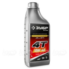 Масло полусинтетическое Зубр Extra 4Т-10W40 1 л для 4-х тактных двигателей в Омске