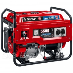 Бензин-газовый генератор Зубр СГ-5500Е 5.5 кВт в Омске