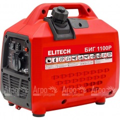 Бензогенератор инверторный Elitech БИГ 1100Р 1 кВт в Омске