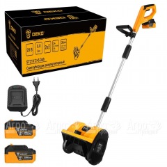 Снегоуборщик аккумуляторный DEKO ST21V 2х5 Ач в Омске