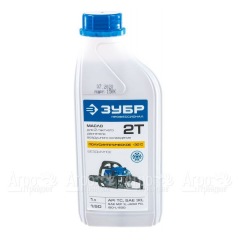 Масло полусинтетическое Зубр Премиум 1 л для 2-х тактных двигателей в Омске