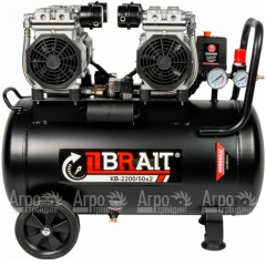 Компрессор безмаслянный Brait КB-2600/50Х2 в Омске