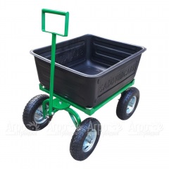 Тележка Sadovodcart Садовод четырехколесная с пластиковым баком в Омске