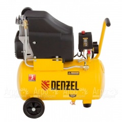 Компрессор воздушный DLC1300/24 безмасляный 1,3 кВт, 24 литра, 206 л/мин// Denzel в Омске