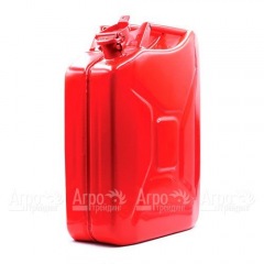 Канистра стальная Звезда 20 л КС-20, красная (металл 0.7 мм) в Омске