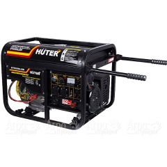 Бензогенератор Huter DY6500LXW 5 кВт с функцией сварки и колесами в Омске