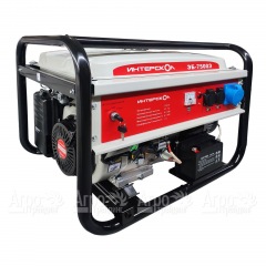 Бензогенератор Интерскол ЭБ-7500Э 6 кВт в Омске