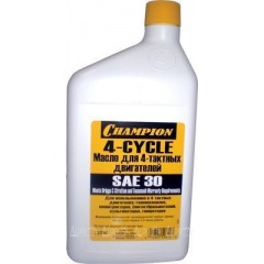 Масло моторное Champion SAE 30 1 л для 4-х тактных двигателей в Омске