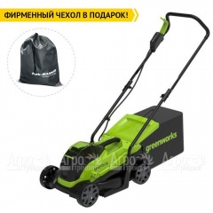 Газонокосилка аккумуляторная GreenWorks GD24LM33K2 в Омске