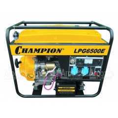 Бензин-газовый генератор Champion LPG6500E 5 кВт в Омске