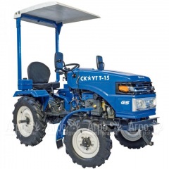 Многофункциональный минитрактор Garden Scout (Скаут) T-15DIF VT + почвофреза + двухкопрусный плуг + навес в Омске