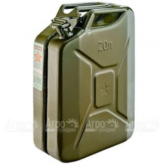 Канистра Звезда 20 л с фиксатором (металл 0.6 мм) в Омске