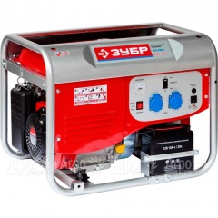 Бензогенератор Зубр ЗЭСБ-4000-Э 4 кВт с электростартером в Омске