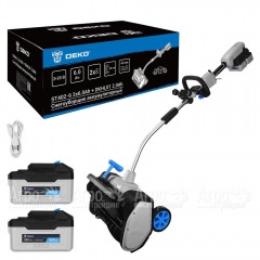 Снегоуборщик аккумуляторный DEKO ST402-6 2х6 Ач в Омске