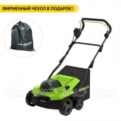 Аккумуляторный вертикуттер GreenWorks GD40SC38IIK4 в Омске