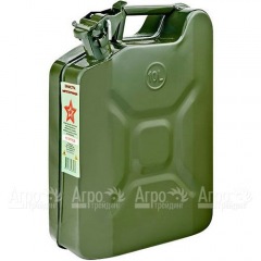 Канистра Звезда 10 л с фиксатором (металл 0.6 мм) в Омске