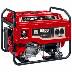Бензогенератор Зубр СБ-5500Е 5.5 кВт с электростартером в Омске