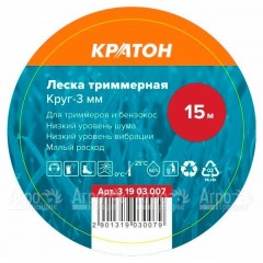 Леска триммерная Кратон Круг-3 мм в Омске