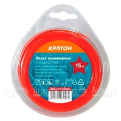 Леска триммерная Кратон Звезда-2.4 мм в Омске