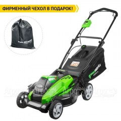 Газонокосилка аккумуляторная GreenWorks G40LM45K2 в Омске