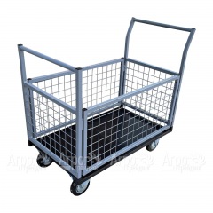 Тележка Sadovodcart платформенная с бортами в Омске