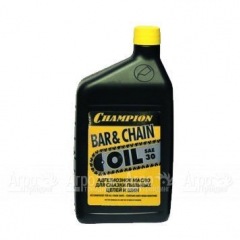 Масло адгезионное Champion SAE-30 1 л для смазки цепей и шин в Омске