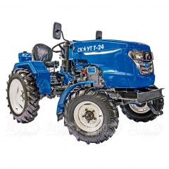 Многофункциональный минитрактор Garden Scout (Скаут) Т24 DIFF VT + почвофреза + двухкопрусный плуг в Омске