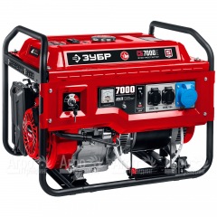 Бензогенератор Зубр СБ-7000Е 7 кВт с электростартером в Омске