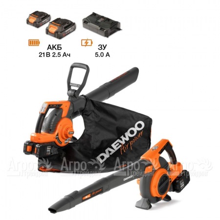 Воздуходувка аккумуляторная Daewoo DABL 9042Li SET в Омске