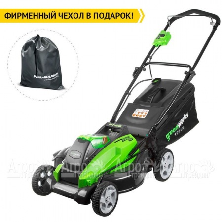 Газонокосилка аккумуляторная GreenWorks G40LM45K4 в Омске