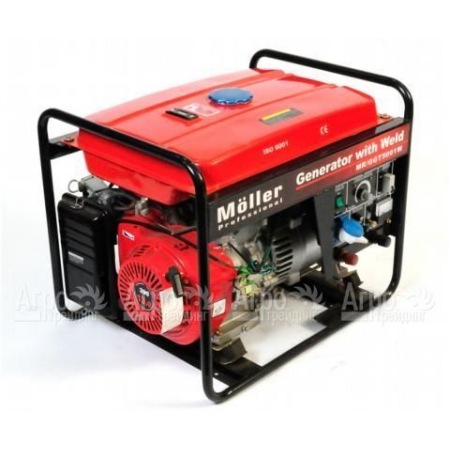 Бензогенератор со встроенным сварочным аппаратом Moller MR/GGT5001W 4,2 кВт в Омске