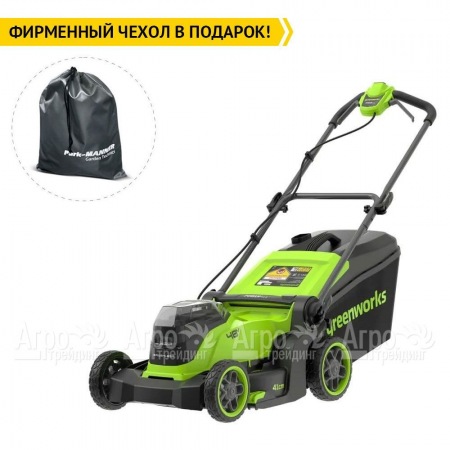 Газонокосилка аккумуляторная GreenWorks GD24X2LM411 (без аккумулятора и зарядного устройства)  в Омске