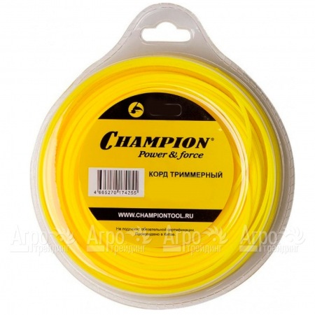 Корд триммерный Champion Star 1.3мм, 15м (звезда) в Омске